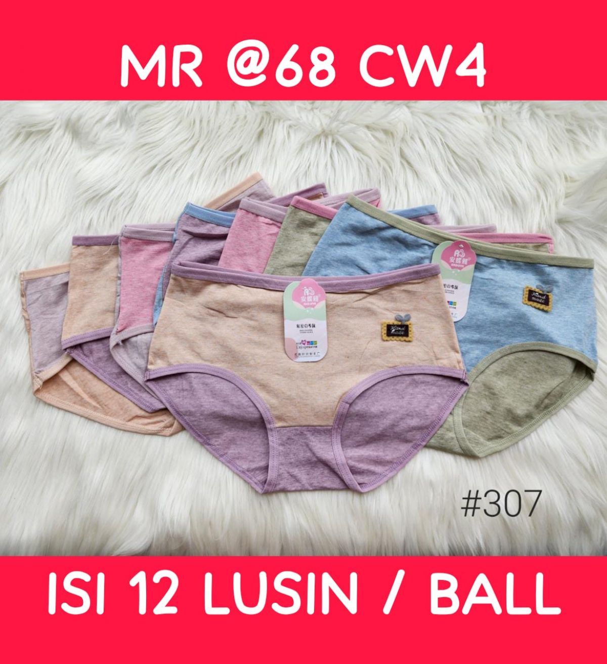 CELANA DALAM MR @68 CW4 ISI 12 LUSIN