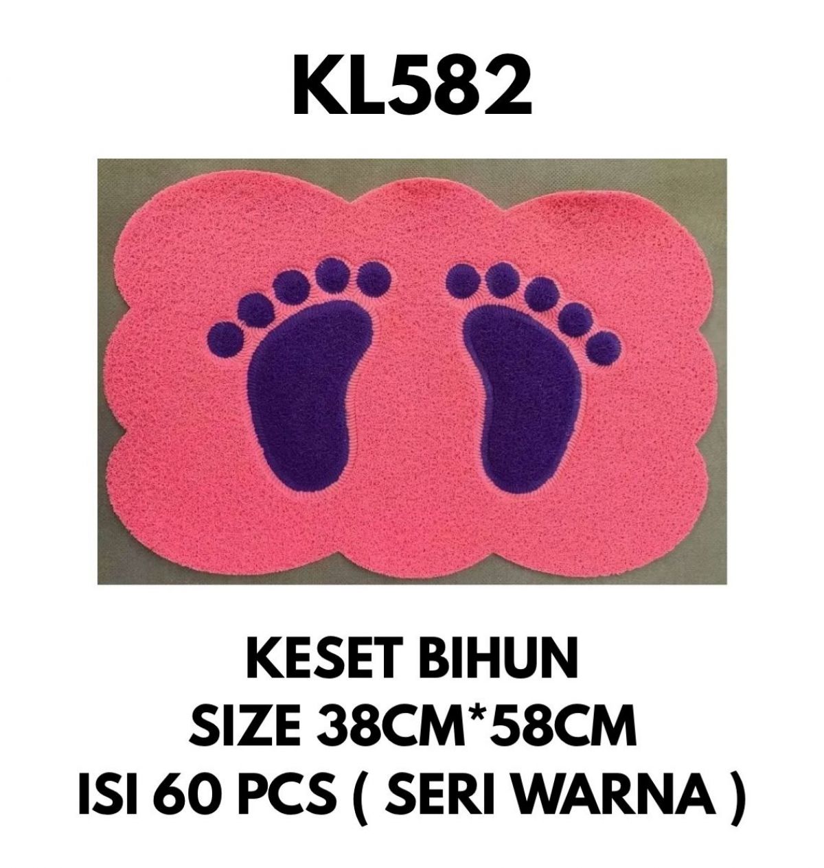 KESET BIHUN KL582 SIZE 38CM * 58CM ISI 60 PCS