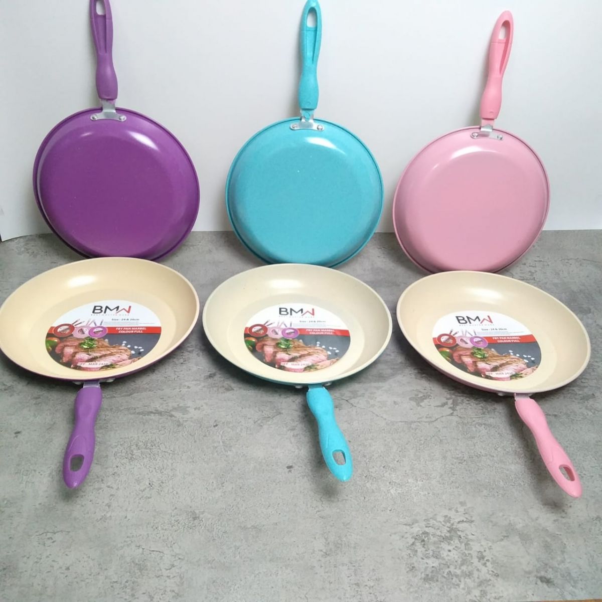 TEFLON FP-MAR2426 BIRU MUDA ISI 24 SET