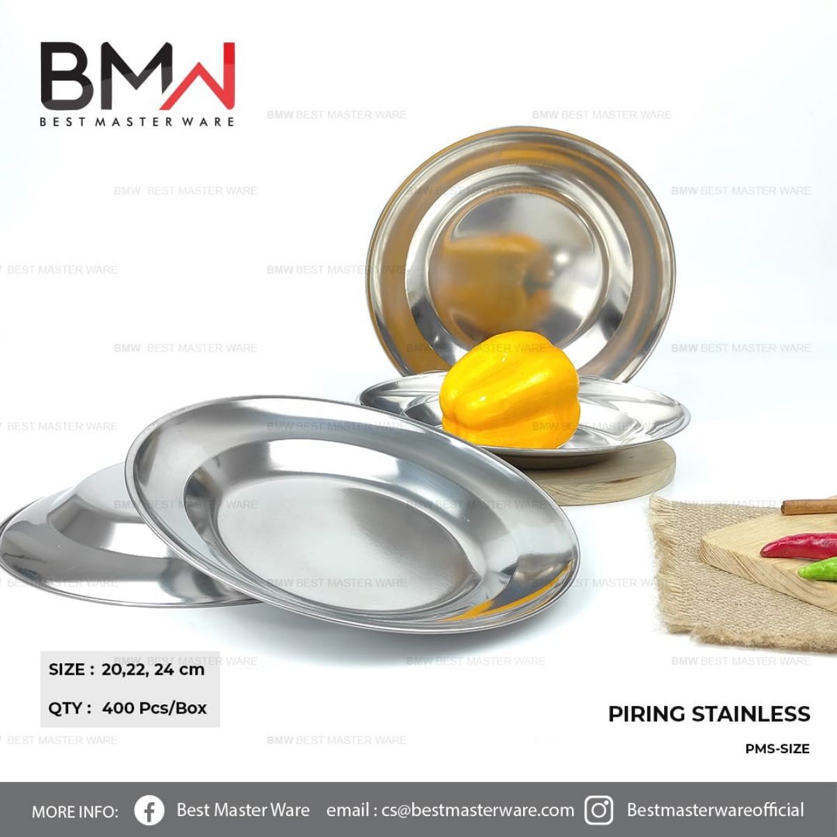 PIRING STAINLESS PMS-20 ISI 400 PCS